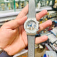Hublot Style  Skeleton Dial Men's Watch with Green Leather Strap
